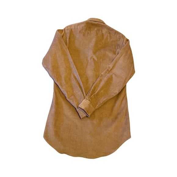 Men's Classic Brown Button Down Shirt - Picture 8 of 8